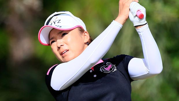 Chie Arimura during the final round of the LPGA Qualifying School