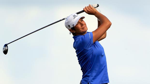 Laura Diaz during the final round of the LPGA Qualifying School