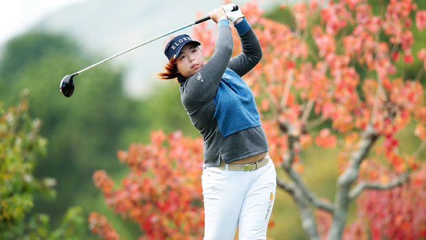 Shanshan Feng during the second round of the Mizuno Classic