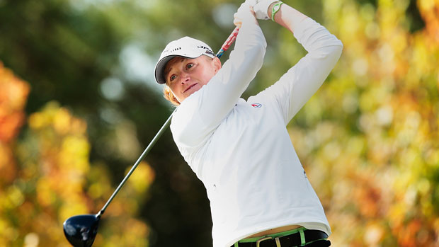 Stacy Lewis during the first-round at the Mizuno Classic