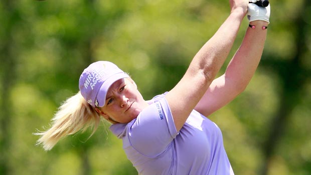 Brittany Lincicome during the final round of the Mobile Bay LPGA Classic