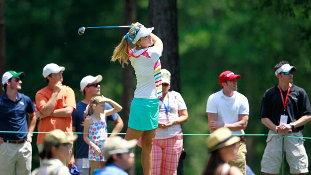 Lexi Thompson during the final round of the Mobile Bay LPGA Classic