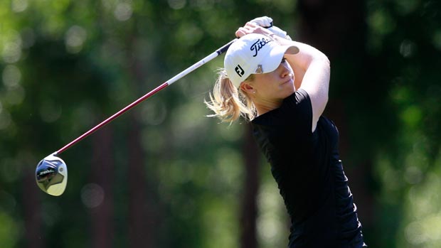 Jodi Ewart during the first round of the Mobile Bay LPGA Classic