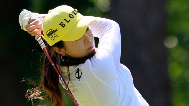 Mi Jung Hur during the first round of the Mobile Bay LPGA Classic