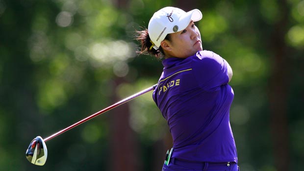 Jane Rah during the first round of the Mobile Bay LPGA Classic