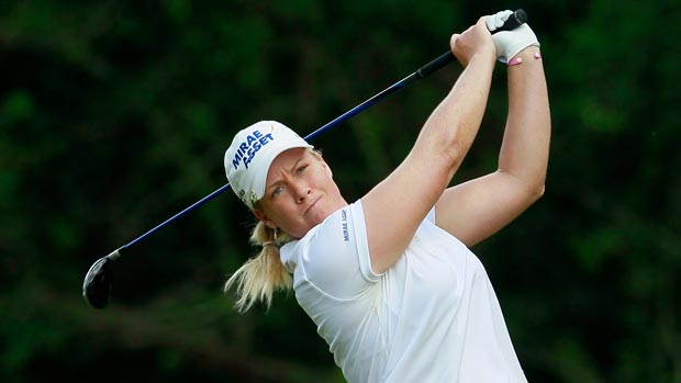 Brittany Lincicome during the second round of the Mobile Bay LPGA Classic