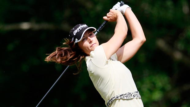 Paige Mackenzie during the second round of the Mobile Bay LPGA Classic