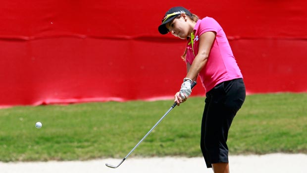 Mariajo Uribe during the second round of the Mobile Bay LPGA Classic