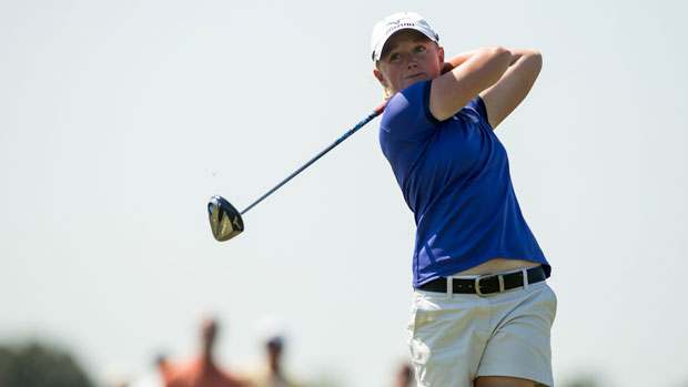 Stacy Lewis during the First Round of the 2012 Navistar LPGA Classic