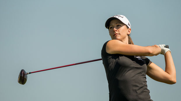 Paige Mackenzie during the First Round of the 2012 Navistar LPGA Classic
