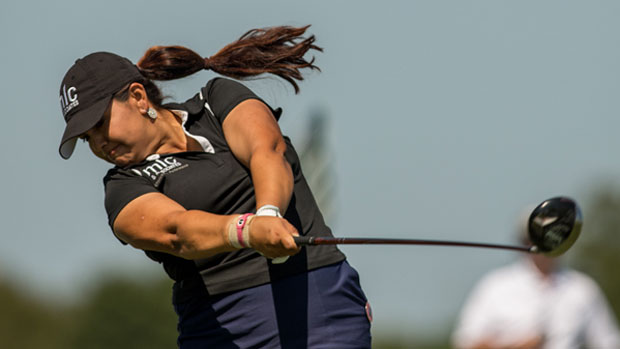Lizette Salas during the First Round of the 2012 Navistar LPGA Classic