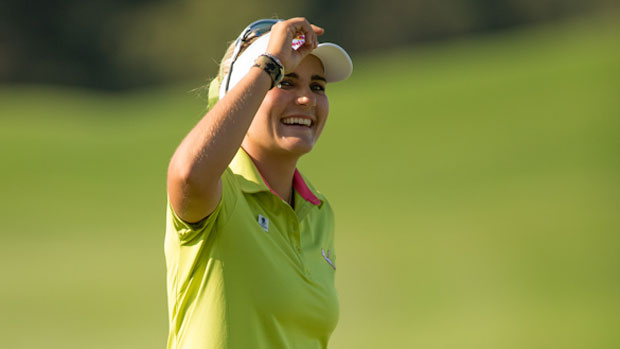 Lexi Thompson during the First Round of the 2012 Navistar LPGA Classic