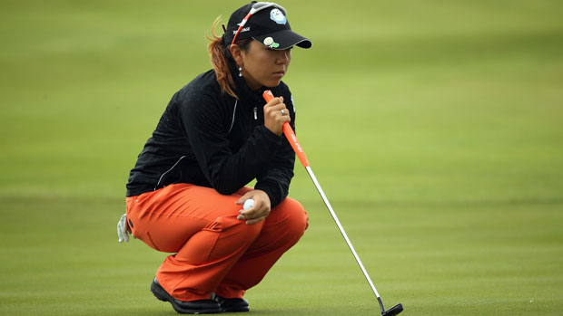 Mika Miyazato during the final day at the RICOH Women's British Open