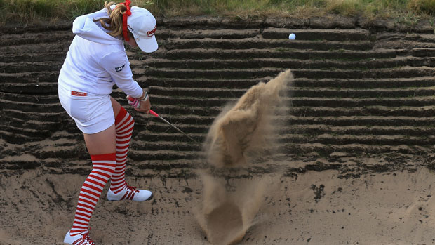 Paula Creamer during the second round at the RICOH Women's British Open