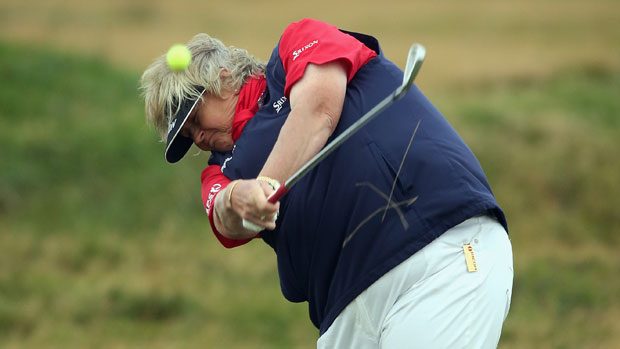 Laura Davies during the second round at the RICOH Women's British Open