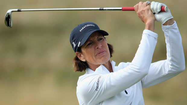 Juli Inkster during the second round at the RICOH Women's British Open