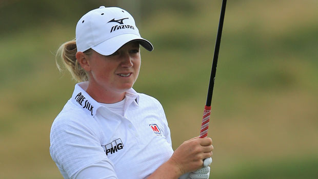 Stacy Lewis during the second round at the RICOH Women's British Open