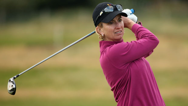 Karrie Webb during the second round at the RICOH Women's British Open