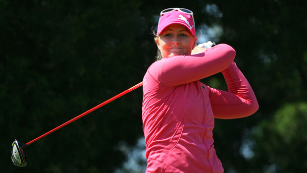 Anna Nordqvist during the ShopRite LPGA Classic second round