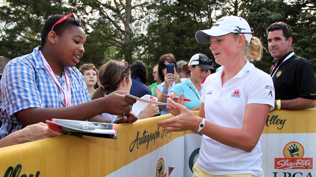 Stacy Lewis during the ShopRite LPGA Classic second round