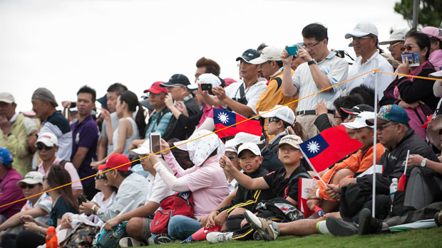 Taiwan crowd during the Third Round of the 2012 Sunrise LPGA Championship presented by Audi