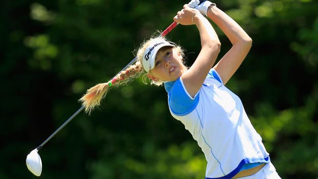 Jessica Korda during the Sybase Match Play Championship second-round matches