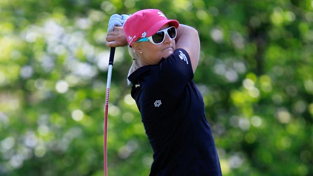 Anna Nordqvist during the Sybase Match Play Championship quarter final round
