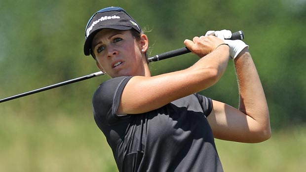 Nicole Castrale during the final round of the 2012 U.S. Women's Open