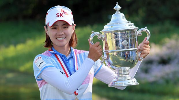 Na Yeon Choi during the final round of the 2012 U.S. Women's Open
