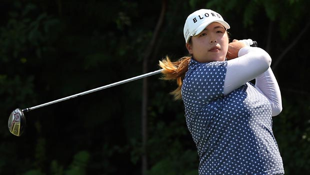 Shanshan Feng during the first round of the 2012 U.S. Women's Open