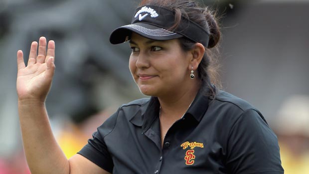 Lizette Salas during the first round of the 2012 U.S. Women's Open