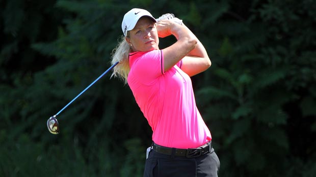Suzann Pettersen during the second round of the 2012 U.S. Women's Open