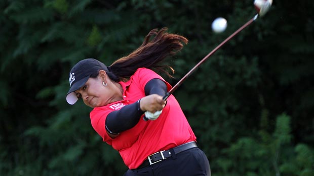Lizette Salas during the second round of the 2012 U.S. Women's Open