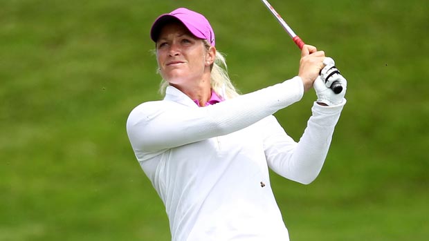 Suzann Pettersen during the third round of the 2012 U.S. Women's Open