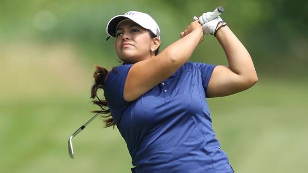 Lizette Salas during the third round of the 2012 U.S. Women's Open