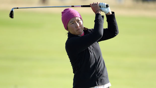 Candie Kung during the first round at the RICOH British Women's Open