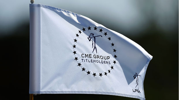 CME Group Titleholders Flagstick during Wednesday's Pro Am