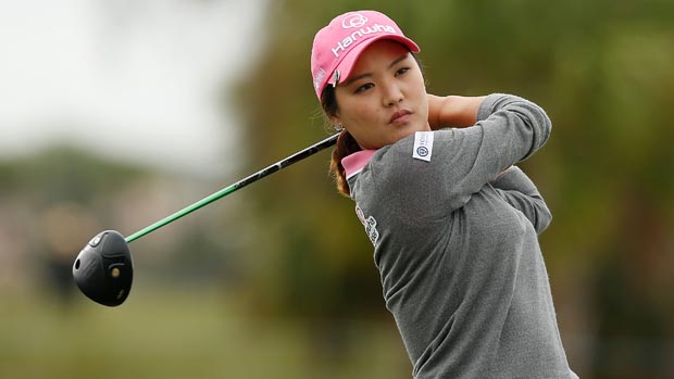 So Yeon Ryu during the second round of the CME Group Titleholders