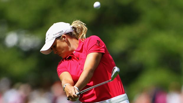 Cristie Kerr during the final round of the 2012 Evian Masters Presented by Société Générale