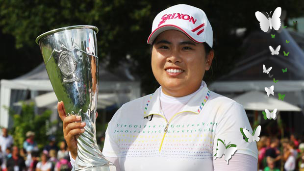 Inbee Park during the final round of the 2012 Evian Masters Presented by Société Générale