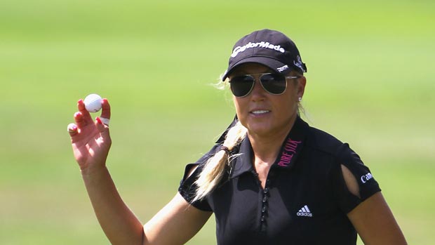 Natalie Gulbis during the Second Round of the Evian Masters Presented by Société Générale