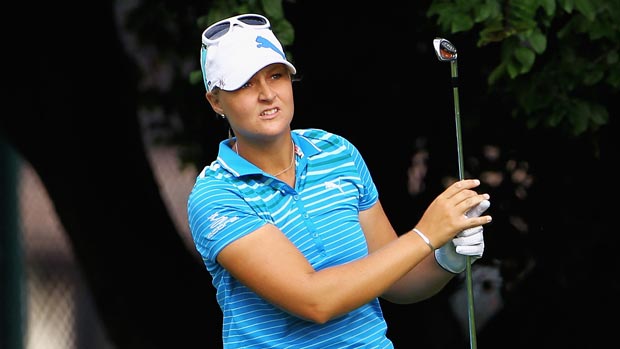 Anna Nordqvist during the third round of the 2012 Evian Masters Presented by Société Générale