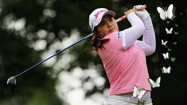 Inbee Park during the third round of the 2012 Evian Masters Presented by Société Générale