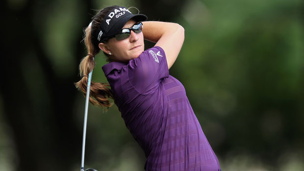 Brittany Lang during the final round at the HSBC LPGA Brasil Cup 2012