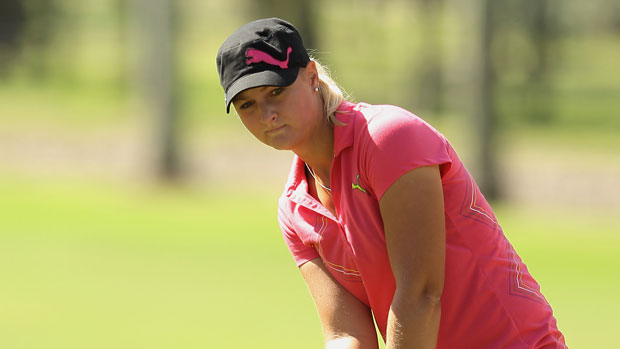 Anna Nordqvist during the first round of the HSBC LPGA Brasil Cup 2012