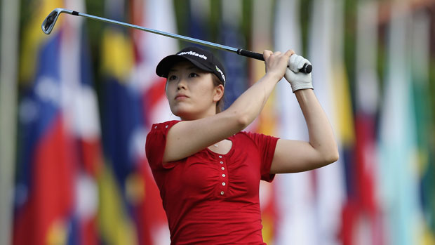 Angela Park during the first-round at the HSBC LPGA Brasil Cup 2012