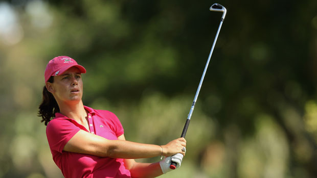 Karine Icher during the first round of the HSBC LPGA Brasil Cup 2012