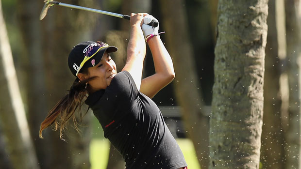 Mariajo Uribe during the first round at the HSBC LPGA Brasil Cup 2012