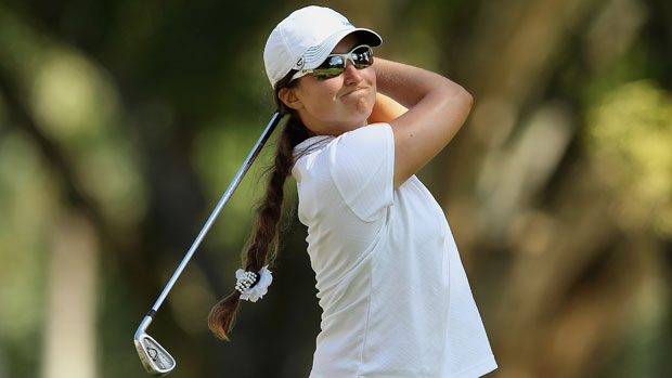 Victoria Tanco during the first round at the HSBC LPGA Brasil Cup 2012