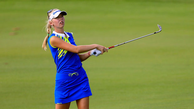 Jessica Korda during the First Round of the 2013 Pure Silk-Bahamas LPGA Classic